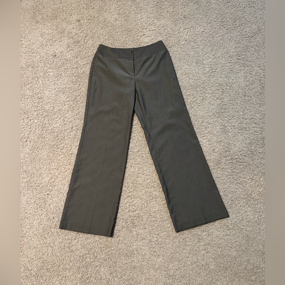Jones New York Herringbone Pants in Brown